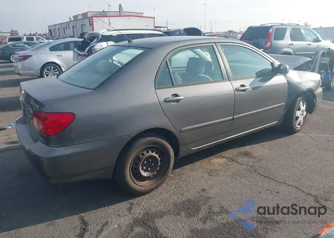 2007 Toyota Corolla Le из США, поврежденный, VIN 2T1BR32E67C728656